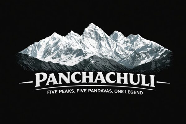 Panchachuli Oversize hoodie - Black