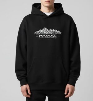 2026/01/1000301419.jpg Panchachuli Oversize hoodie - Black